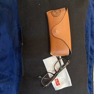 Ray-Ban Glasses with Tan Case